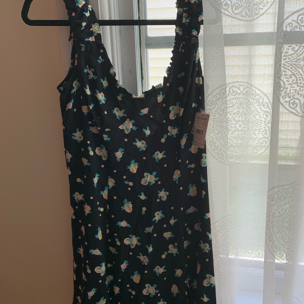 Free People Black Combo Dress - Picture 2 of 5